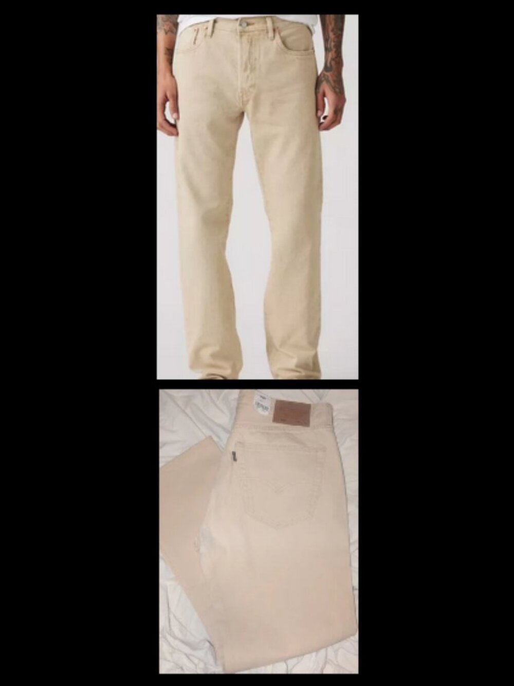NWT Mens Levi Levi's Fresh 501 Straight Leg Jeans Size 35 x 30